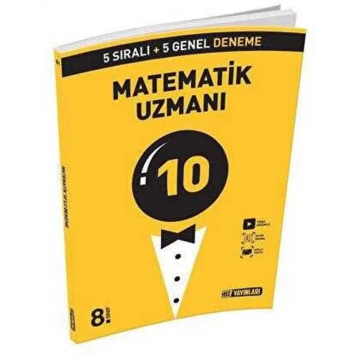 Hız Yayınları 8. Sınıf LGS Matematik Uzmanı 10 Deneme Sınavı