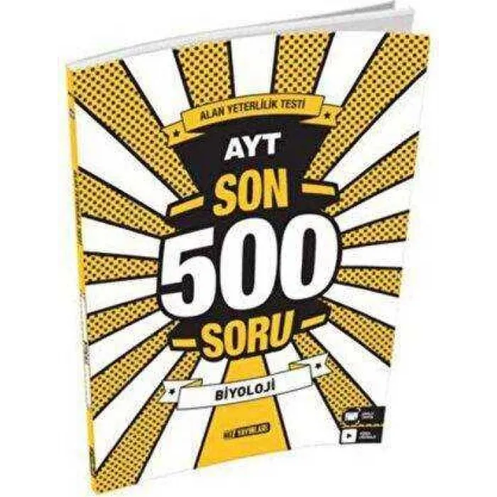 Hız Yayınları AYT Biyoloji Son 500 Soru