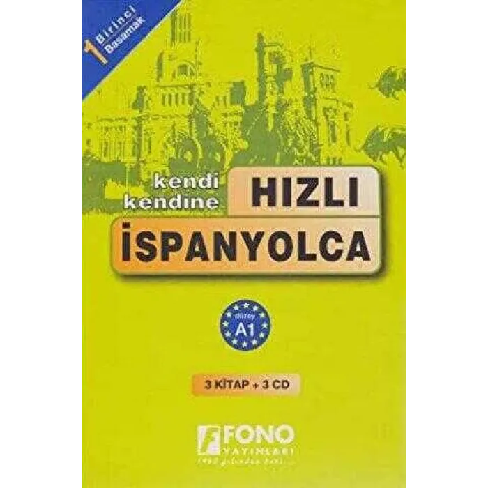 Hızlı İspanyolca 1. Basamak 3 Kitap CD`li