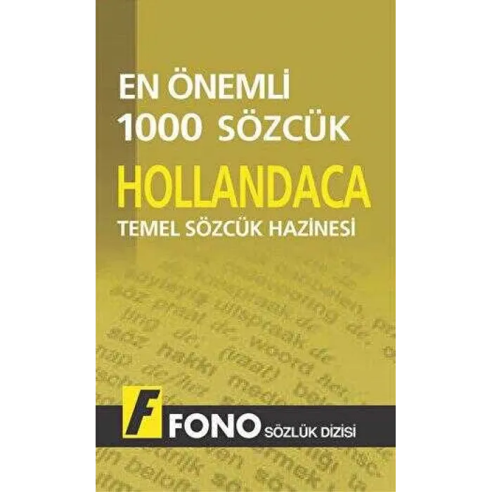 Hollandacada En Önemli 1000 Sözcük