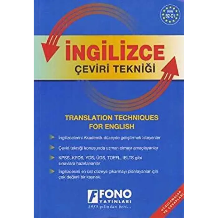 İngilizce Çeviri Tekniği