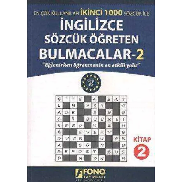 İngilizce Sözcük Öğreten Bulmacalar 2