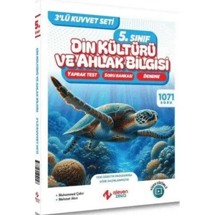 İşleyen Zeka Yayınları 5. Sınıf Din Kültürü ve Ahlak Bilgisi 3 lü Kuvvet Serisi Seti
