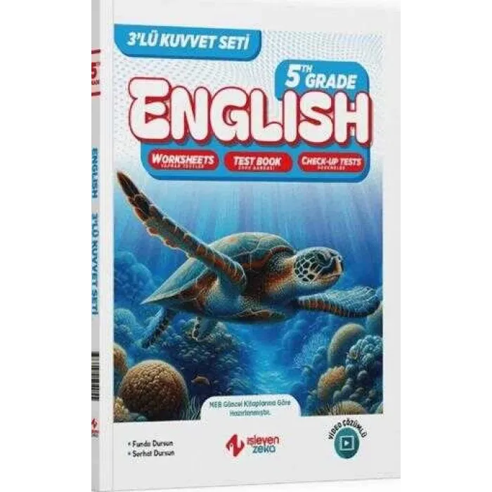 İşleyen Zeka Yayınları 5. Sınıf İngilizce 3 lü Kuvvet Serisi Seti