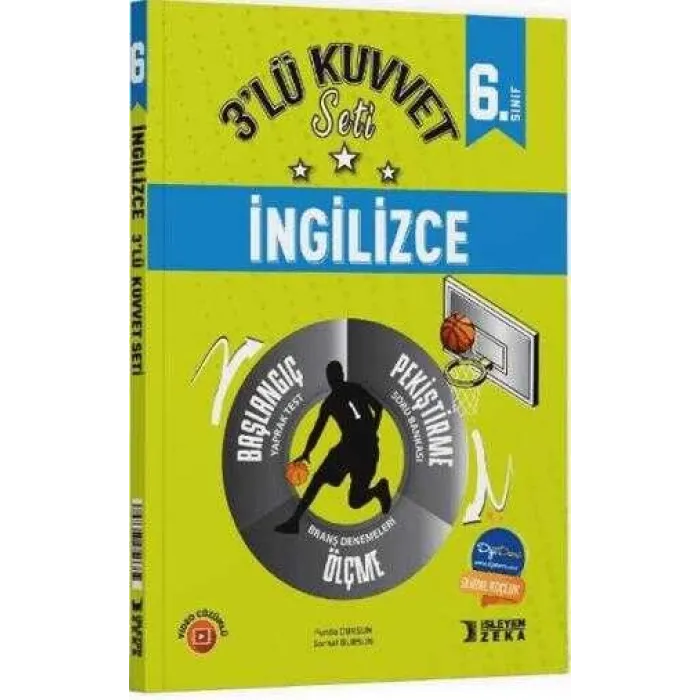 İşleyen Zeka Yayınları 6. Sınıf İngilizce 3`lü Kuvvet Serisi Seti