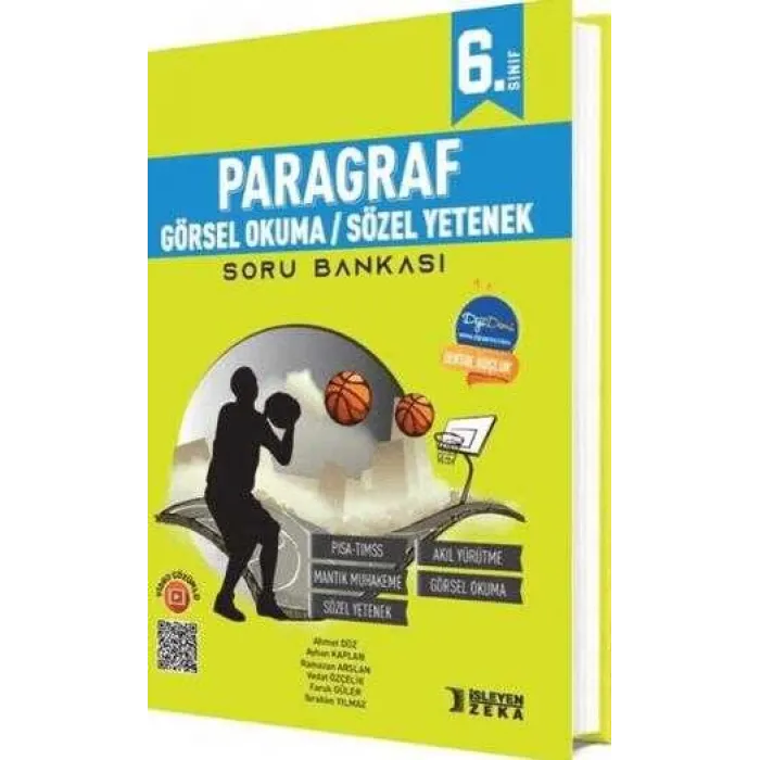 İşleyen Zeka Yayınları 6. Sınıf Paragraf Görsel Okuma Sözel Yetenek Soru Bankası