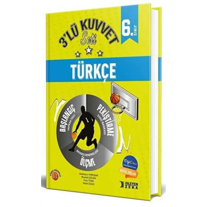 İşleyen Zeka Yayınları 6. Sınıf Türkçe Kuvvet Serisi Branş Denemeleri İşleyen Zeka