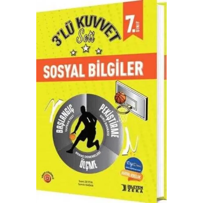 İşleyen Zeka Yayınları 7. Sınıf Sosyal Bilgiler 3 lü Kuvvet Serisi Seti