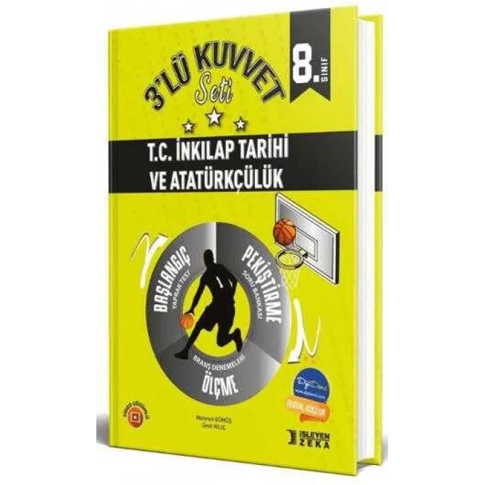 İşleyen Zeka Yayınları 8. Sınıf T. C. İnkılap Tarihi 3 lü Kuvvet Serisi Seti