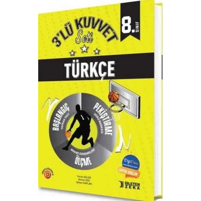 İşleyen Zeka Yayınları 8. Sınıf Türkçe 3 lü Kuvvet Serisi Seti
