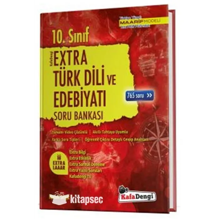 Kafa Dengi Yayınları 10. Sınıf Türk Dili ve Edebiyatı Extra Soru Bankası