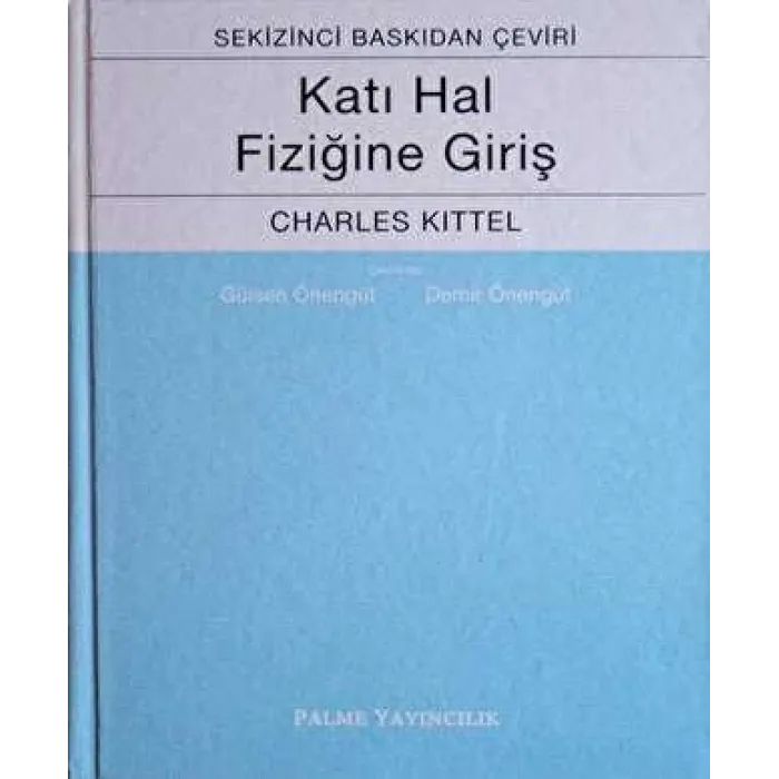 Katı Hal Fiziğine Giriş