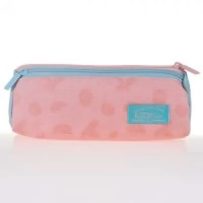 Kaukko Wichlight 3 Bölmeli Kalem Çantası Somon K2317