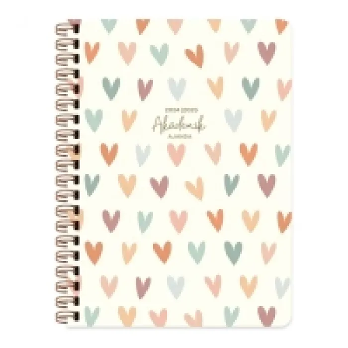 Keskin Color 16*23 Spiralli Akademik Ajanda Kalp 830230-99