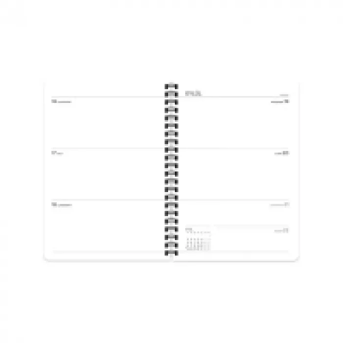 Keskin Color 16*23 Spiralli Akademik Ajanda Mavi 830231-99