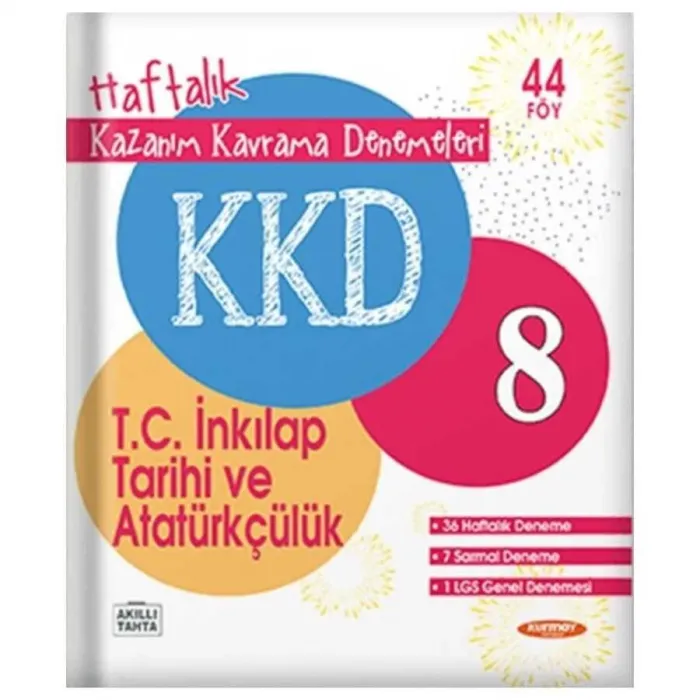 KKD 8. Sınıf T.C. İnkılap Tarihi Ve Atatürkçülük Haftalık Kazanım Kavrama Denemeleri