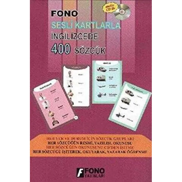 Konuşan Kartlarla İngilizce İlk 400 Sözlük