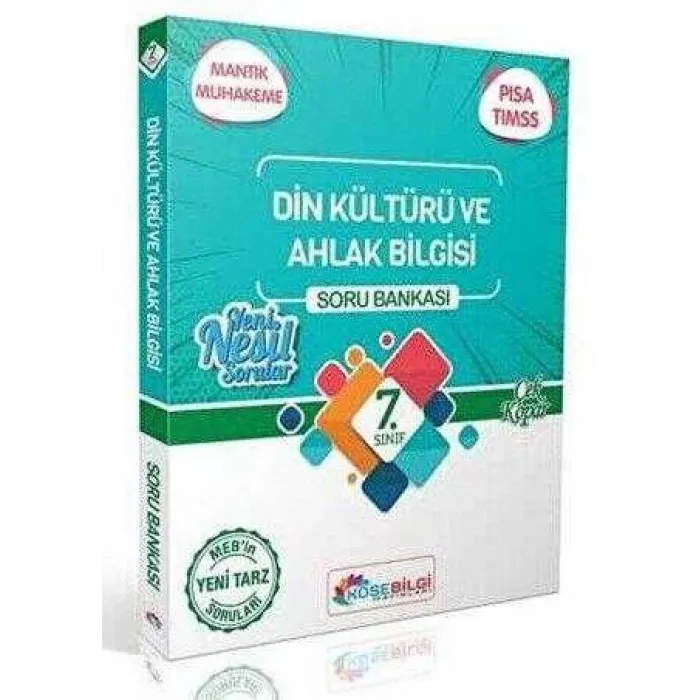 Köşebilgi Yayınları 7. Sınıf Din Kültürü ve Ahlak Bilgisi Özet Bilgili Soru Bankası