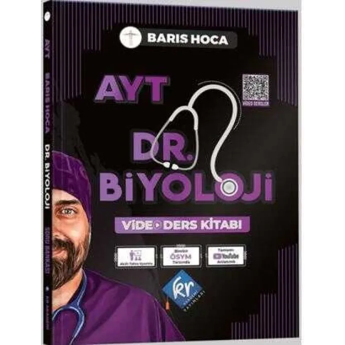 KR Akademi Yayınları Barış Hoca AYT Dr. Biyoloji Video Ders Kitabı