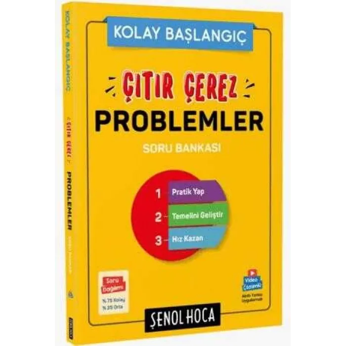 KR Akademi Yayınları Çıtır Çerez Problemler Şenol Hoca