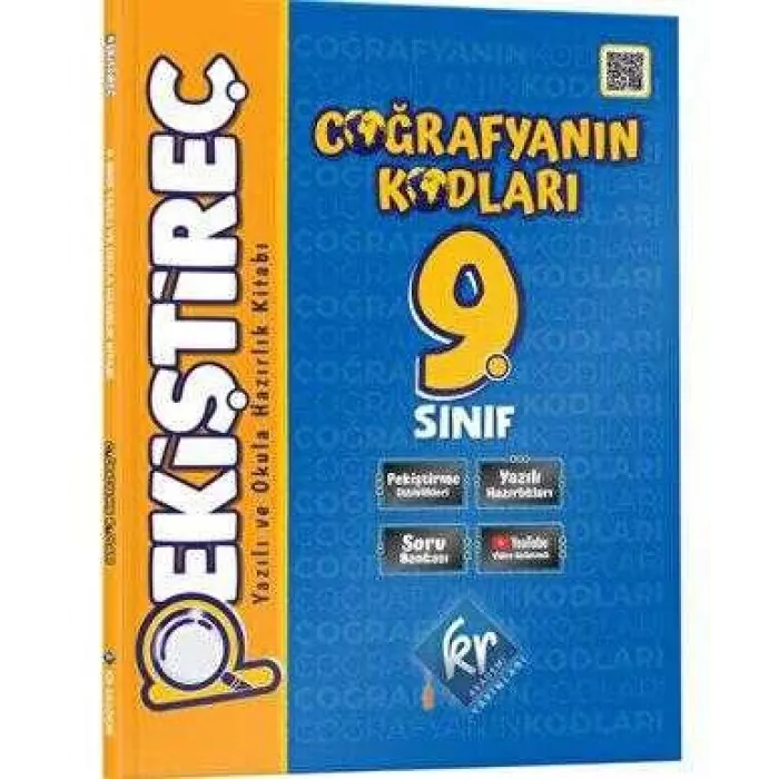 KR Akademi Yayınları Coğrafyanın Kodları 9. Sınıf Coğrafya Pekiştireç Yazılı ve Okula Hazırlık Kitabı