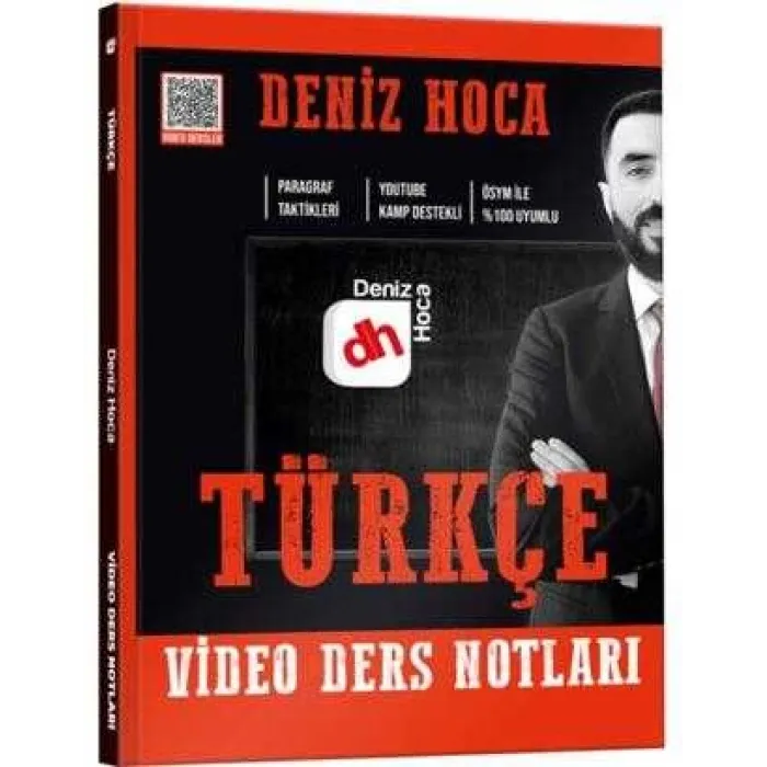 KR Akademi Yayınları Deniz Hoca Tüm Sınavlar İçin Türkçe Video Ders Kitabı