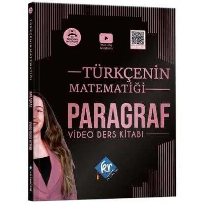 KR Akademi Yayınları Gamze Hoca Türkçenin Matematiği Tüm Sınavlar İçin Paragraf Video Ders Kitabı