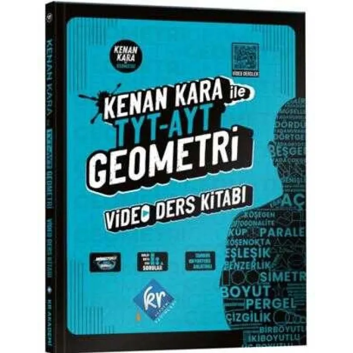 KR Akademi Yayınları Kenan Kara İle TYT-AYT Geometri Video Ders Kitabı