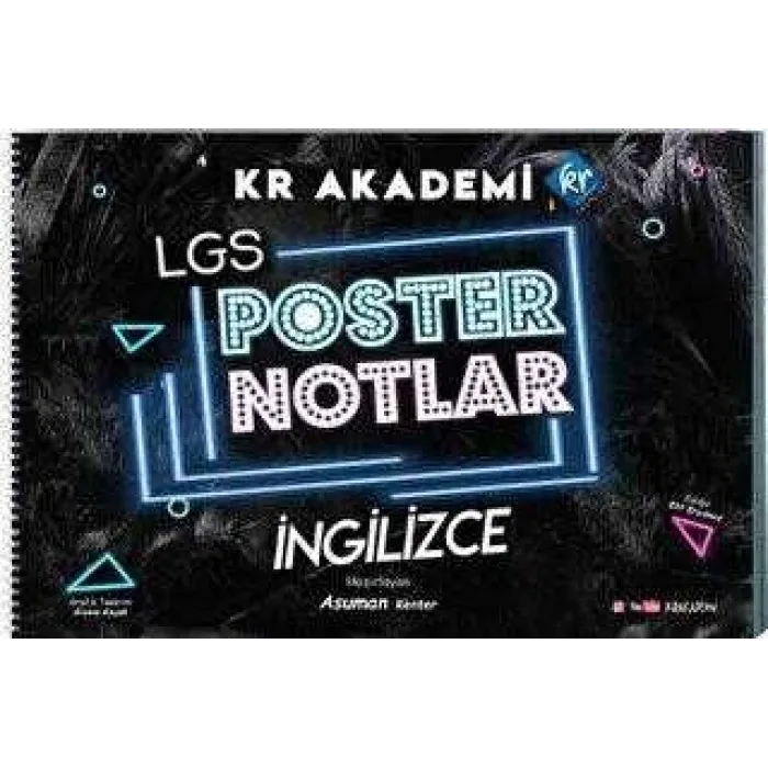 KR Akademi Yayınları LGS İngilizce Poster Notlar