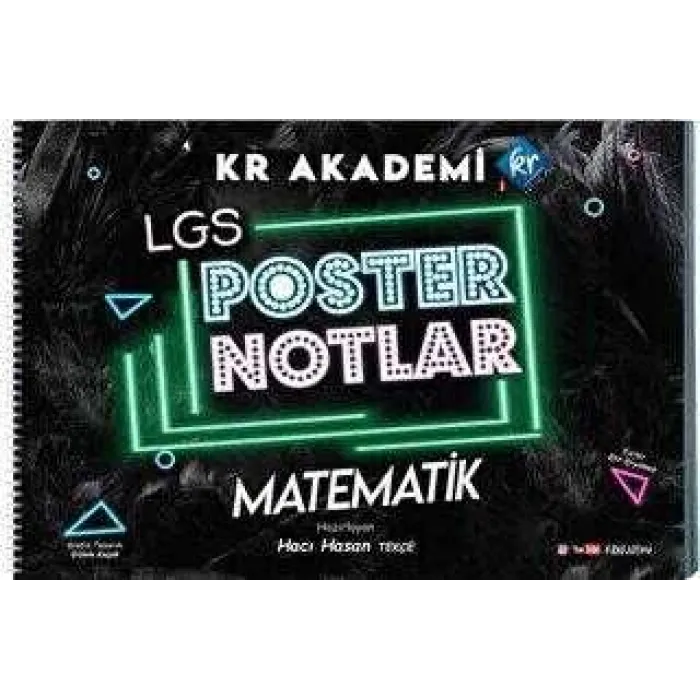 KR Akademi Yayınları LGS Matematik Poster Notları