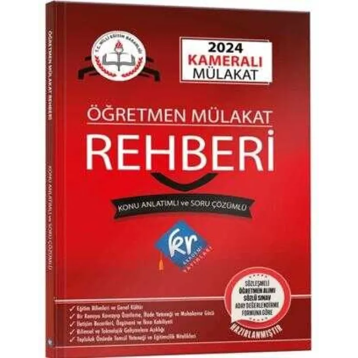 KR Akademi Yayınları MEB Öğretmen Kameralı Mülakat Rehberi