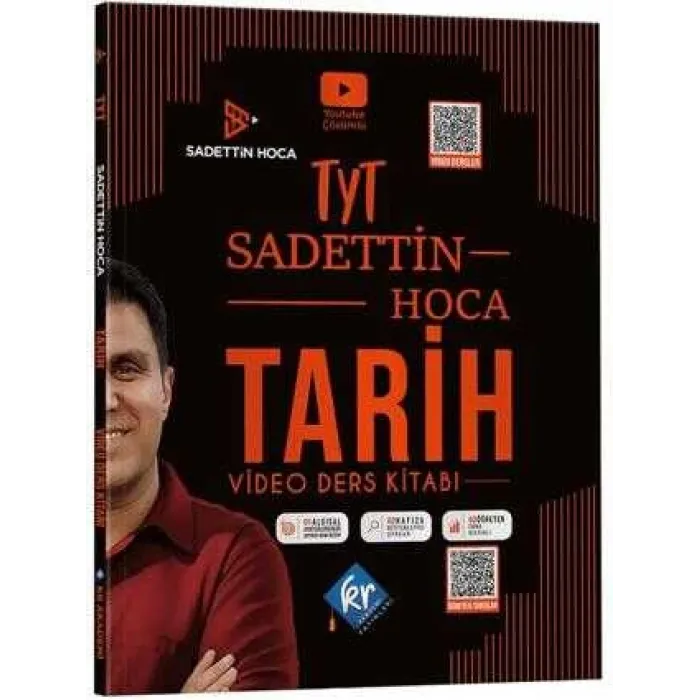 KR Akademi Yayınları Sadettin Hoca TYT Tarih Video Ders Kitabı