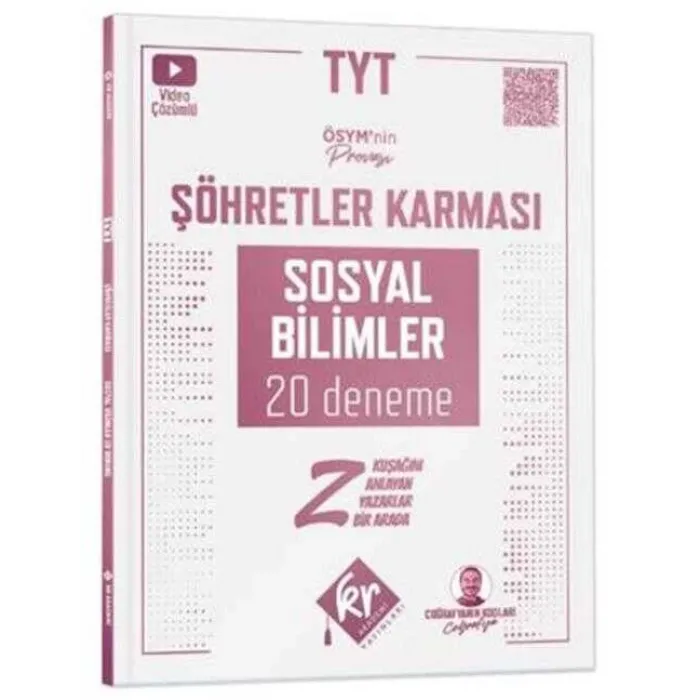 KR Akademi Yayınları TYT Şöhretler Karması Sosyal Bilimler 20 Deneme