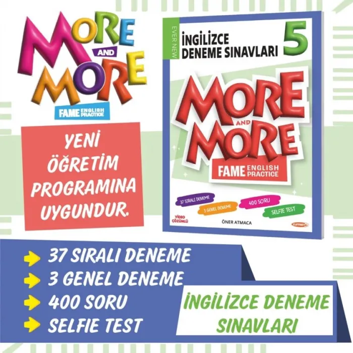 More & More 5 Selfie Test İngilizce Deneme Sınavları