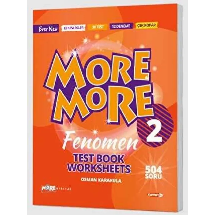Kurmay Yayınları 2. Sınıf More and More Fenomen Worksheets Testbook
