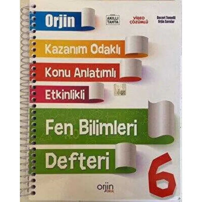 Kurmay Yayınları 6. Sınıf Fen Bilimleri Akıllı Defter