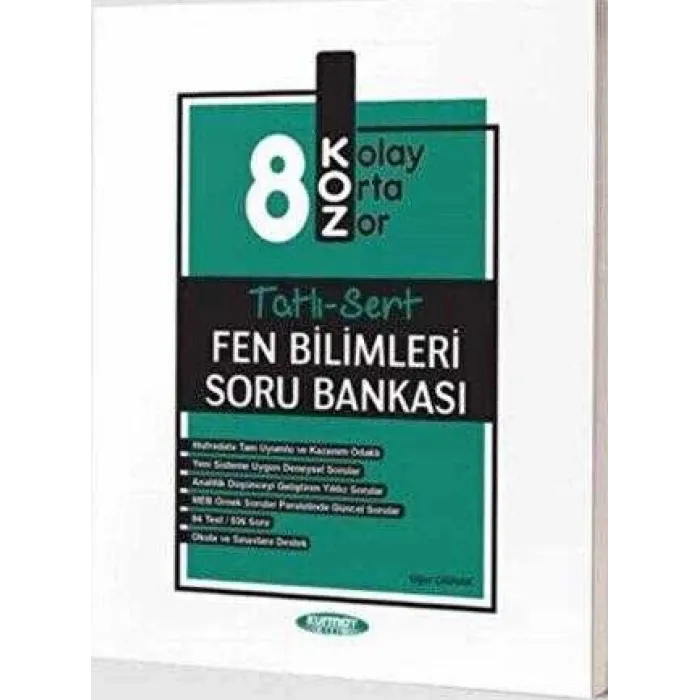 Kurmay Yayınları 8. Sınıf KOZ Fen Bilimleri Soru Bankası