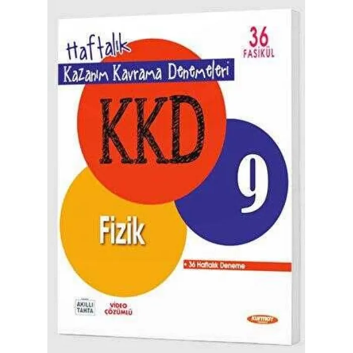 Kurmay Yayınları 9. Sınıf Fizik KKD Haftalık Kazanım Kavrama Denemeleri