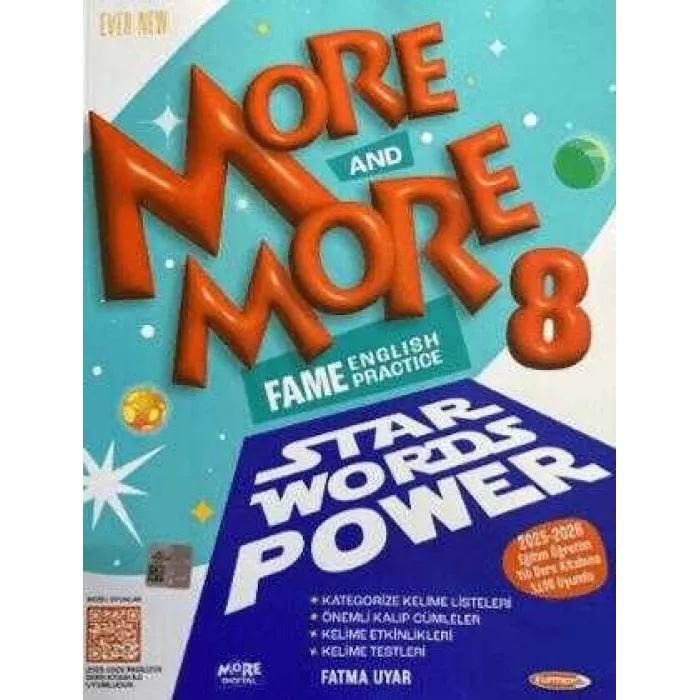Kurmay Yayınları ELT More and More English 8 Star Words Power