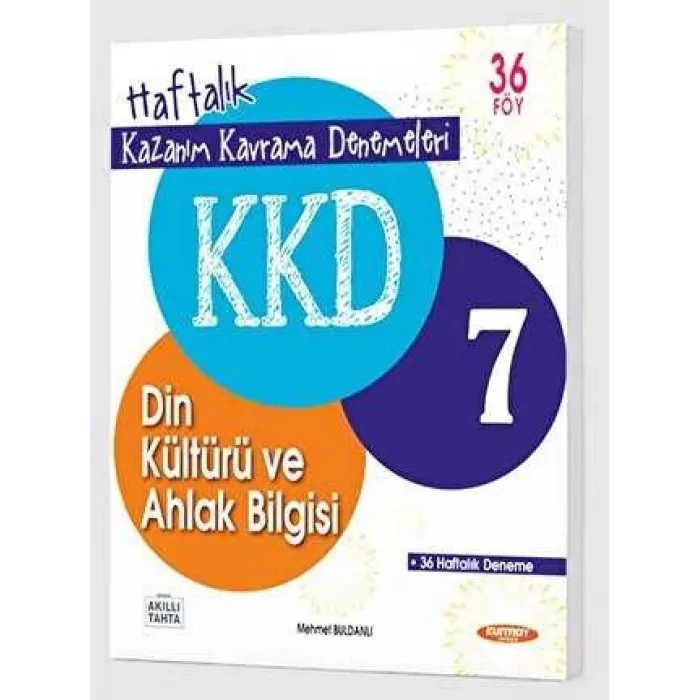 Kurmay Yayınları KKD 7. Sınıf Din Kültürü Ve Ahlak Bilgisi Haftalık Kazanım Kavrama Denemeleri