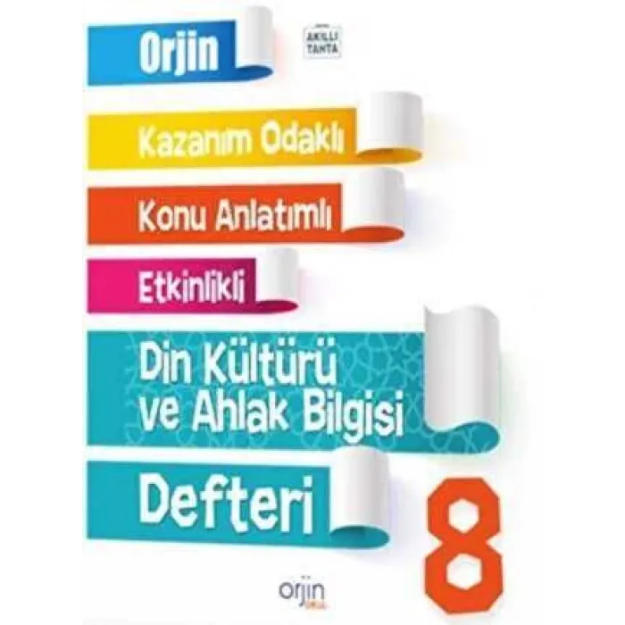 Kurmay Yayınları Orjin 8. Sınıf Din Kültürü ve Ahlak Bilgisi Defteri