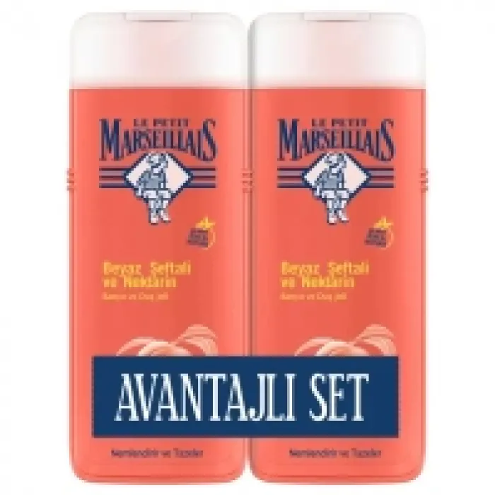 Le Petit Marseillals Duş Jeli 400ml 1+1 Avantaj Paket Beyaz Şeftali Ve Nektari 636191 *6