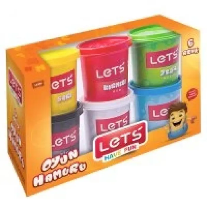 Lets L-8350 Oyun Hamuru 900 Gr 6 Lı
