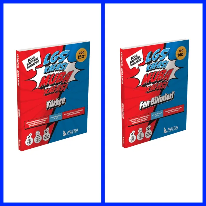 LGS KAFASI - MUBA KAFASI Türkçe ve Din Kültürü Set Soru Bankası !!!