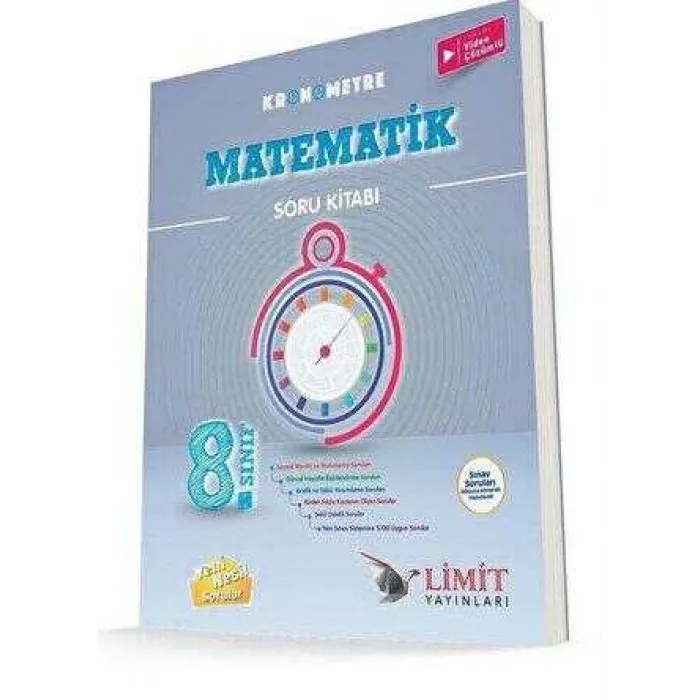 Limit Yayınları 8. Sınıf Kronometre Matematik Soru Kitabı