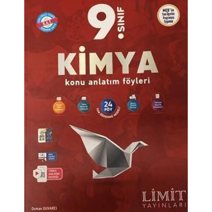 Limit Yayınları 9. Sınıf Kimya Konu Anlatım Föyleri