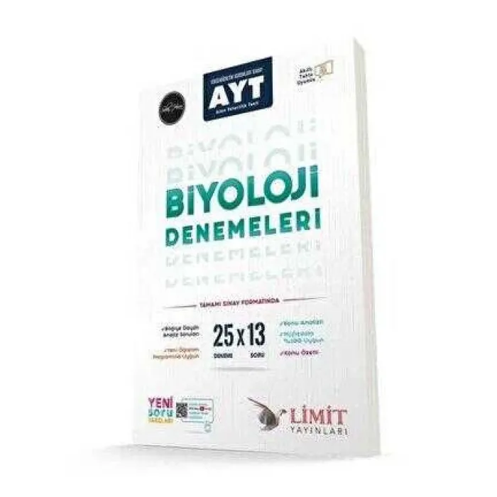 Limit Yayınları AYT 25`li Biyoloji Deneme