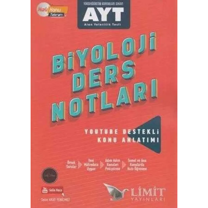 Limit Yayınları AYT Biyoloji Ders Notları