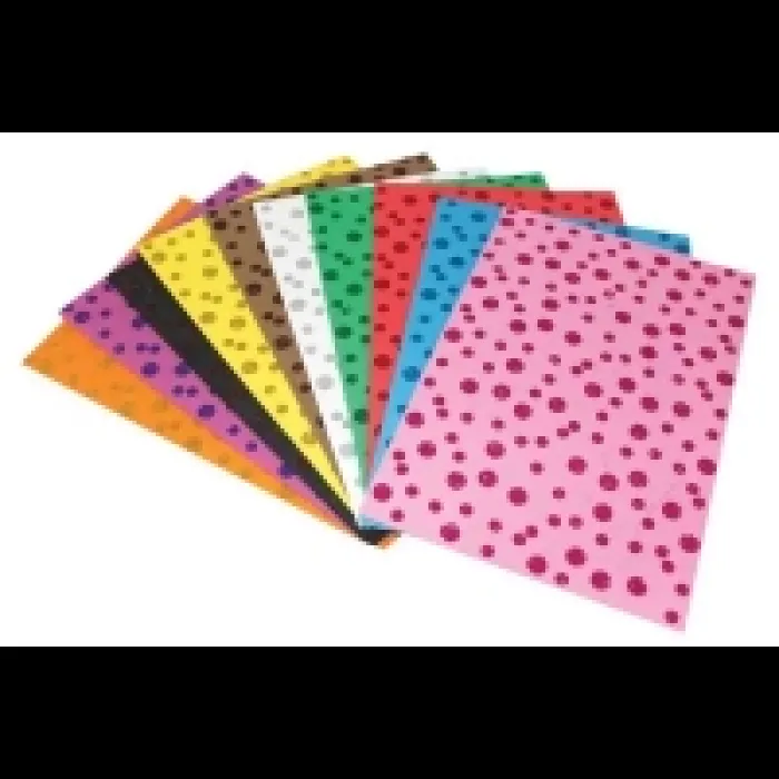 Lino Eva 20*30 Cm Simli Nokta Desenli 10 Renk 2 Mm 2801j-4