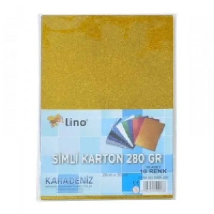 Lino Simli Karton 20*30 Cm 250 Gr 10lu Karışık Renk Rbp-301